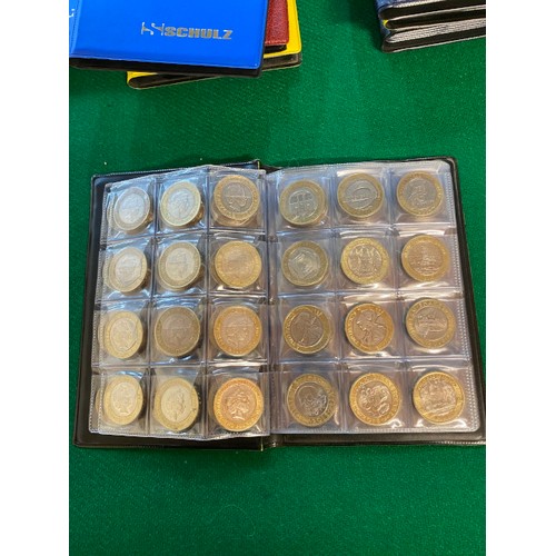 304 - Full set of £2 commemorative circulated coins from 1999 Rugby to 2016 Fire of London including date ... 