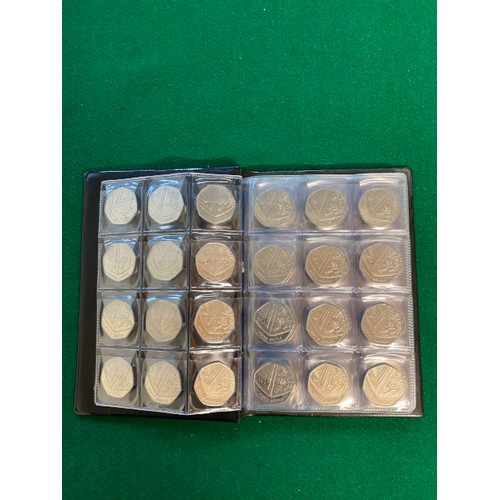 305 - Full set of £2 commemorative circulated coins from 1999 Rugby to 2016 Fire of London including date ... 