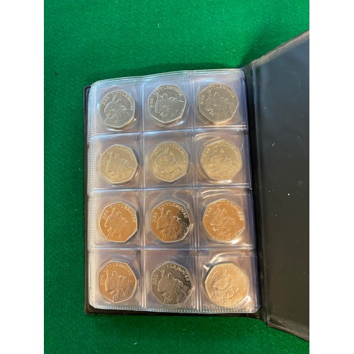 309 - Circulated 2018 Tailor of Gloucester 50p's (38), 2018 Mrs Tittlemouse 50p's (58)