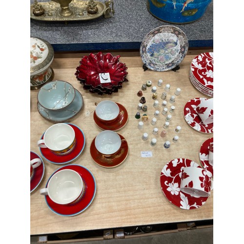 473 - Large collection of assorted table wares and collectables including Winterling W Germany tea set (21... 