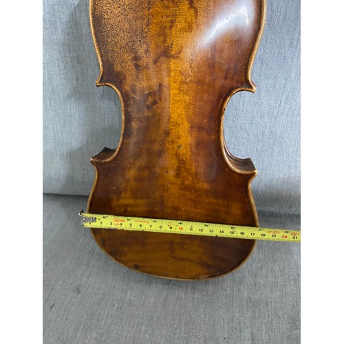 237 - Cased 3/4 violin with bow