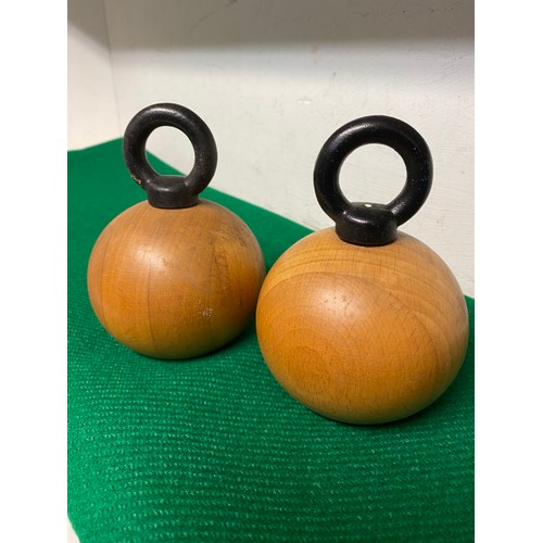 342 - Pair of 1980's salt & pepper grinders by Richard Nissen for Bodum Denmark, 12cm high