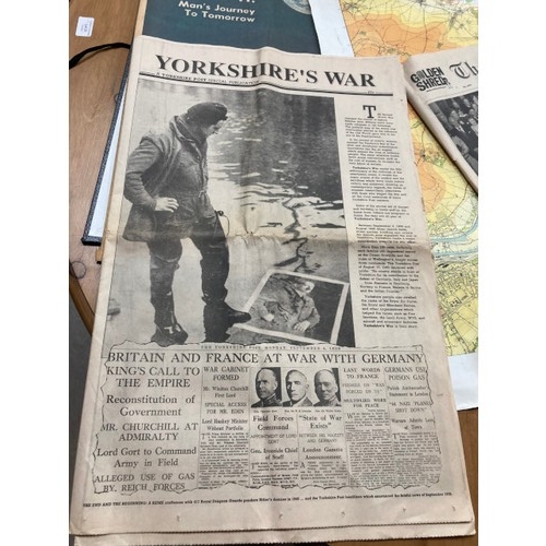 52 - Portfolio including The Oban Times - Thursday September 18, 1975, Yorkshire's War , The Miami Herald... 