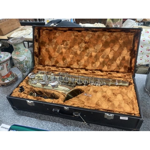 201 - Cased Boosey & Hawkes 400 tenor saxophone 191403