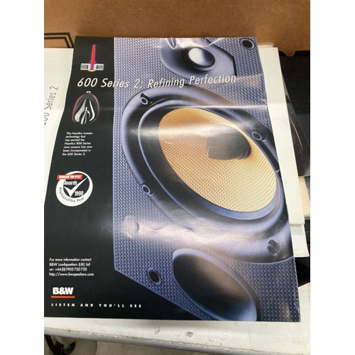 422 - A Pair of B & W DM601 (Serial No 030890) speakers (untested) with box and paperwork