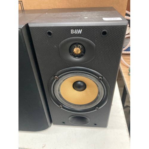 422 - A Pair of B & W DM601 (Serial No 030890) speakers (untested) with box and paperwork