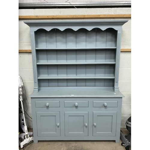 1 - Painted pine farmhouse dresser 197H 150W 40D