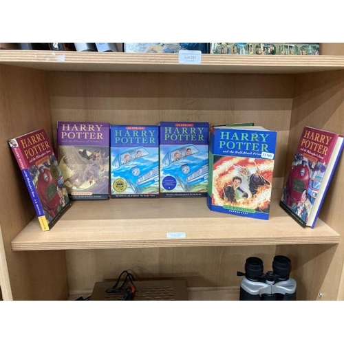 288 - 6 Harry Potter books inc. one first edition 