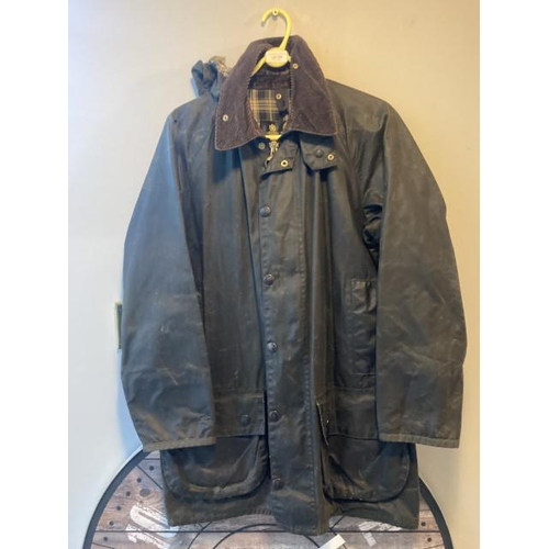 296 - Barber Beaufort jacket with hood size 38/97