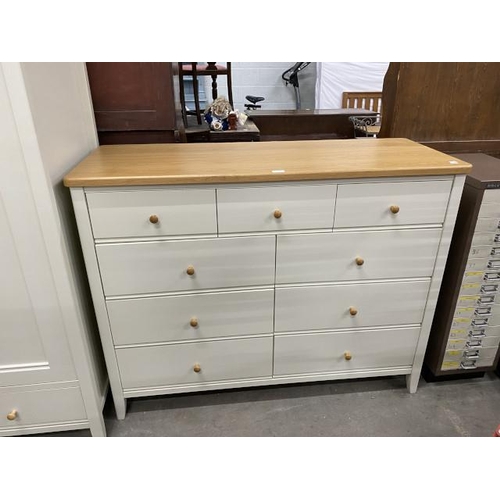 61 - Marks & Spencer 'Winchester' multi drawer chest 100H 130W 50D