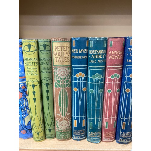 293 - Nice collection of 47 books inc. Blackie's Library of Famous Books, Jack, Mills & Boon etc.