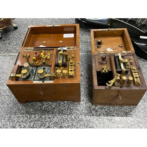 220 - 2 vintage electric shock therapy machines