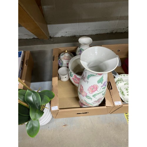 403 - 6 boxes of assorted collectables including kitchenalia, ornaments etc