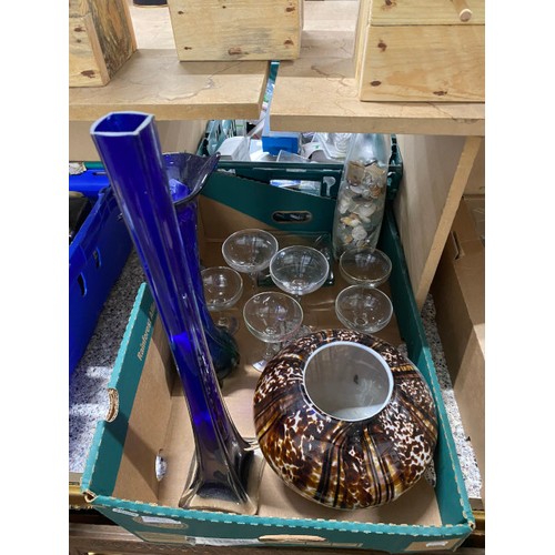 361 - 8 boxes of collectables including glassware & vases