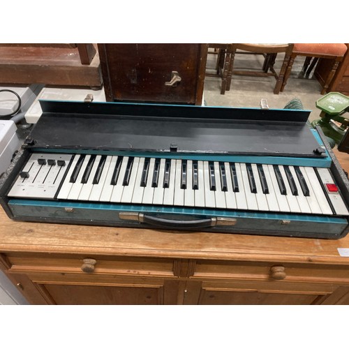 63 - Vintage Elgam Snoopy electric piano in, made in Italy with power lead (untested)