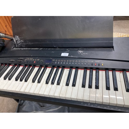 87 - Yamaha YFP-70 electrotonic piano with foot pedal and power lead (untested)