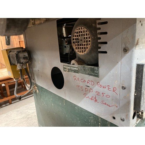 88 - Record Power TSPP250 band saw & transformer