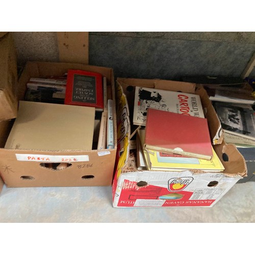 491 - 10 boxes of books inc. history, war, antiques etc.