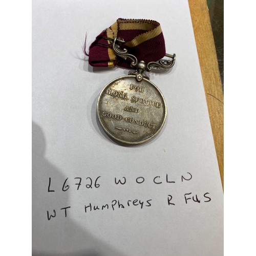 557 - WWI Victory medal & Military Service & Good Conduct medal