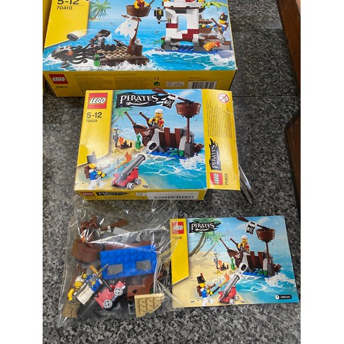 315 - LEGO 70412 Pirates Soldiers Fort, LEGO 70411 Pirates Treasure Island, LEGO 70410 Pirates Soldier Out... 