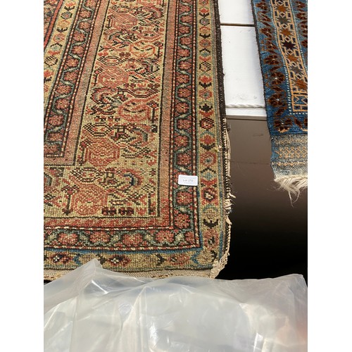 270 - Antique Persian area rug 500 x 200cm (worn in places)