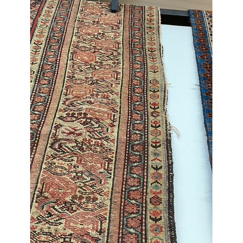 270 - Antique Persian area rug 500 x 200cm (worn in places)