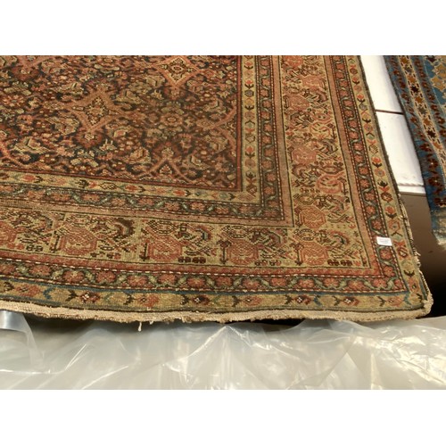 270 - Antique Persian area rug 500 x 200cm (worn in places)