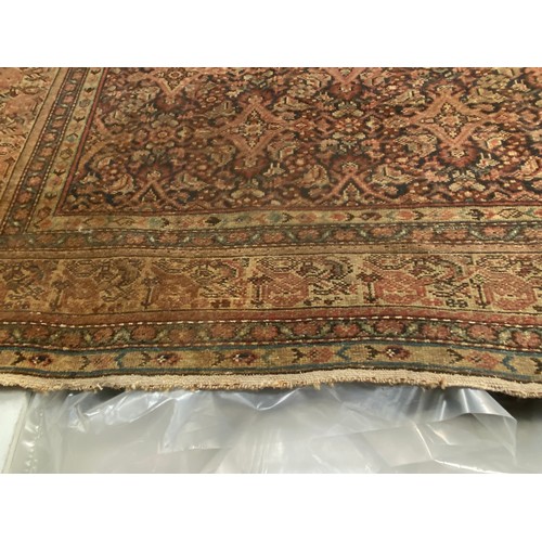 270 - Antique Persian area rug 500 x 200cm (worn in places)