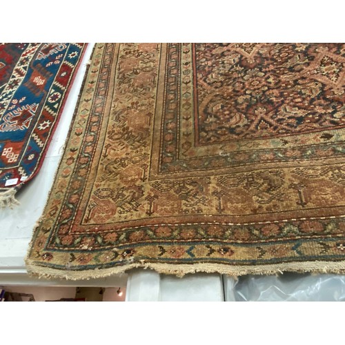 270 - Antique Persian area rug 500 x 200cm (worn in places)