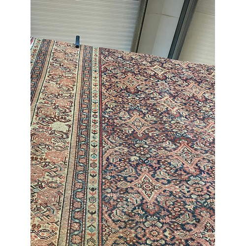 270 - Antique Persian area rug 500 x 200cm (worn in places)