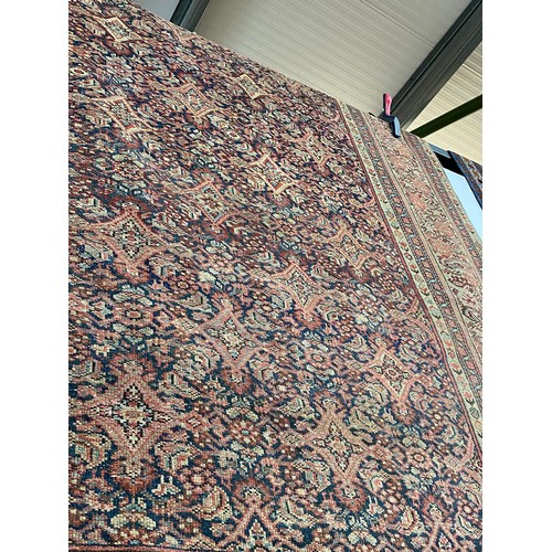 270 - Antique Persian area rug 500 x 200cm (worn in places)