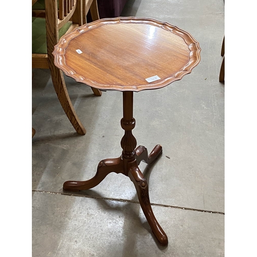 35 - Victorian style mahogany tripod table 71H 53cm diameter