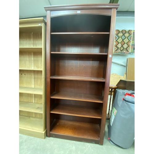 Mahogany bookcase with adjustable shelves 195H 97W 34D