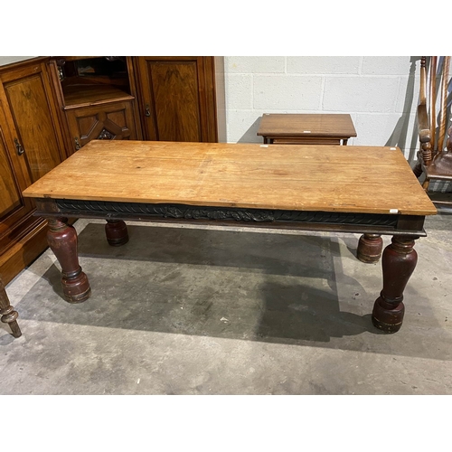 137 - Barker & Stonehouse hardwood coffee table 59H 153W 65D