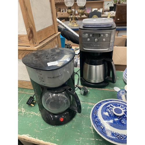 Cuisinart Grind and Brew coffee maker and Hinari Cafe Continental filter coffee maker