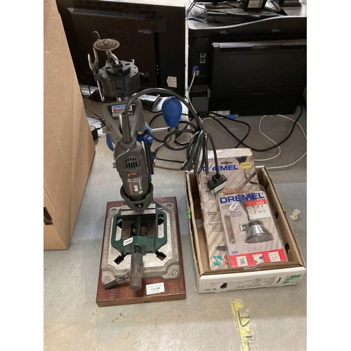 Dremel multi drill with work station, vice & accessories