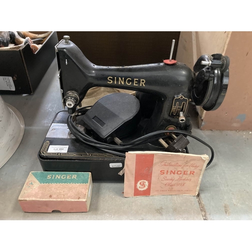 Singer 99K electric sewing machine (no plug) with cover