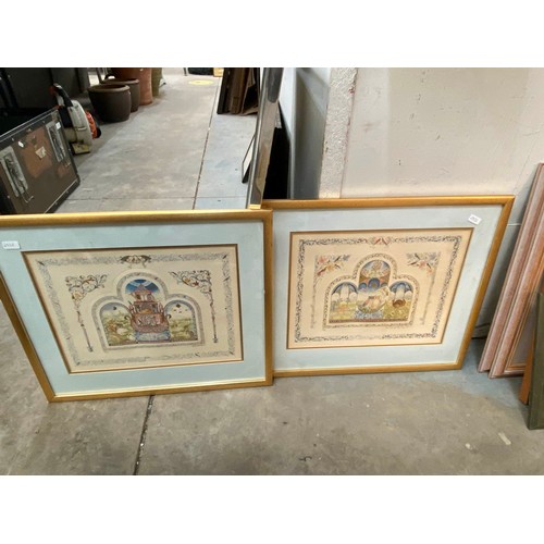 274 - Framed Mickey & Minnie Mouse print, Limited Edition pencil signed Ann Stull print 150/500, framed pr... 