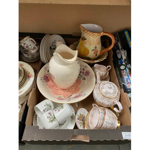 351 - Myott Rialto dinner and tea wares, Indian Tree table wares, Crown Ducal table wares, Japanese coffee... 