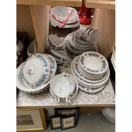 351 - Myott Rialto dinner and tea wares, Indian Tree table wares, Crown Ducal table wares, Japanese coffee... 