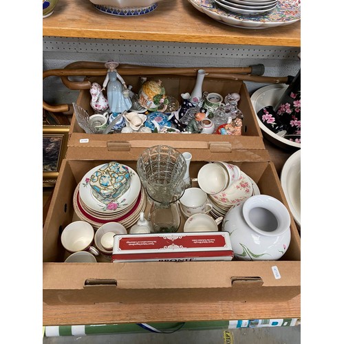 338 - Assorted collectables including Duchess 'June Bouquet' tea wares, Limoges, miniature cups and saucer... 