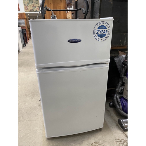 66 - Iceking fridge freezer 84H 47W 50D