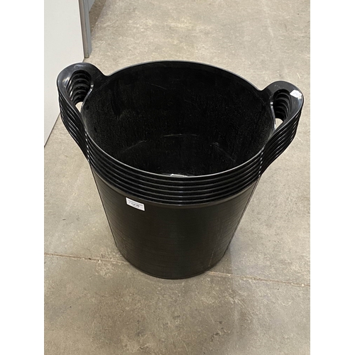 69 - 7 plastic trugs (NEW)