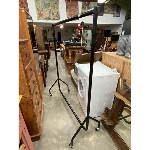75 - Industrial clothes rail 155H 123W