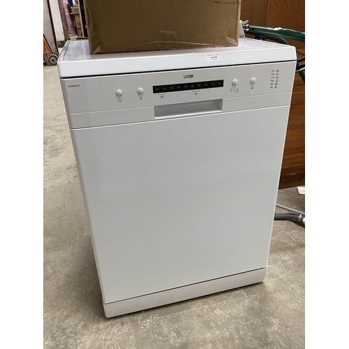 44 - LOGIK LDW60W23 dishwasher in white 60W