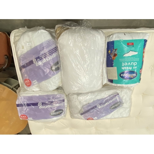 143 - 3 Silentnight single mattress toppers etc (NEW)