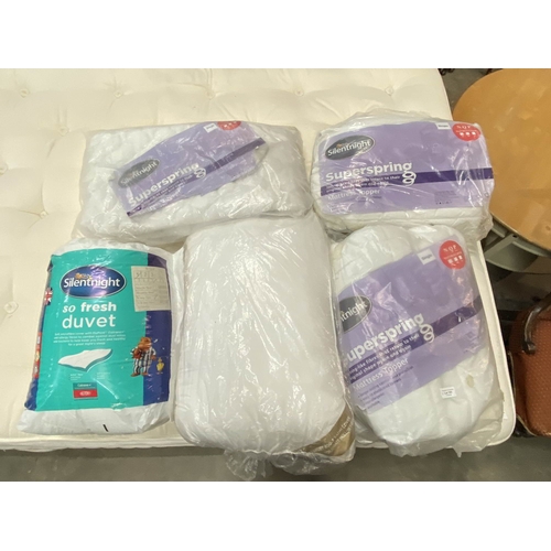 143 - 3 Silentnight single mattress toppers etc (NEW)