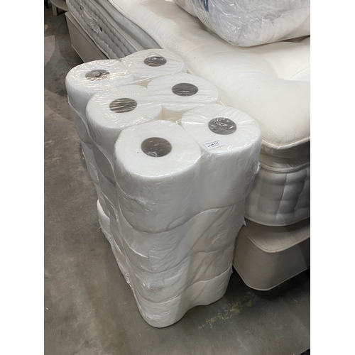 171 - 4 packs of white centre roll feed (6 per pack) NEW