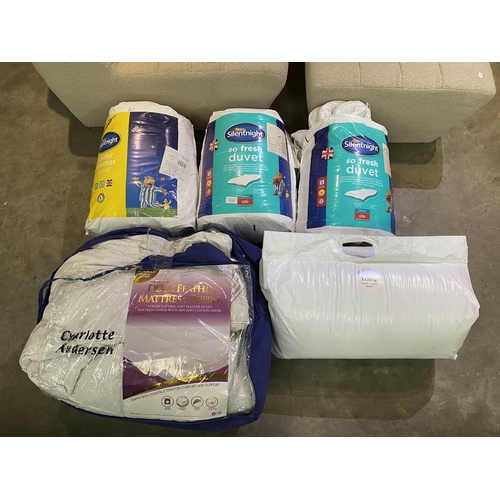 174 - Silentnight 13.5 tog double duvet, Silentnight 10.5 tog double duvet etc (NEW)