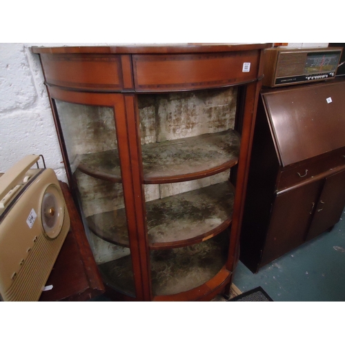 22 - Bow-Front Display Cabinet